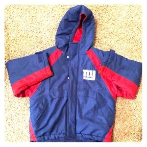 NFL TEAM APPAREL BOYS NY GIANTS WINTER COAT